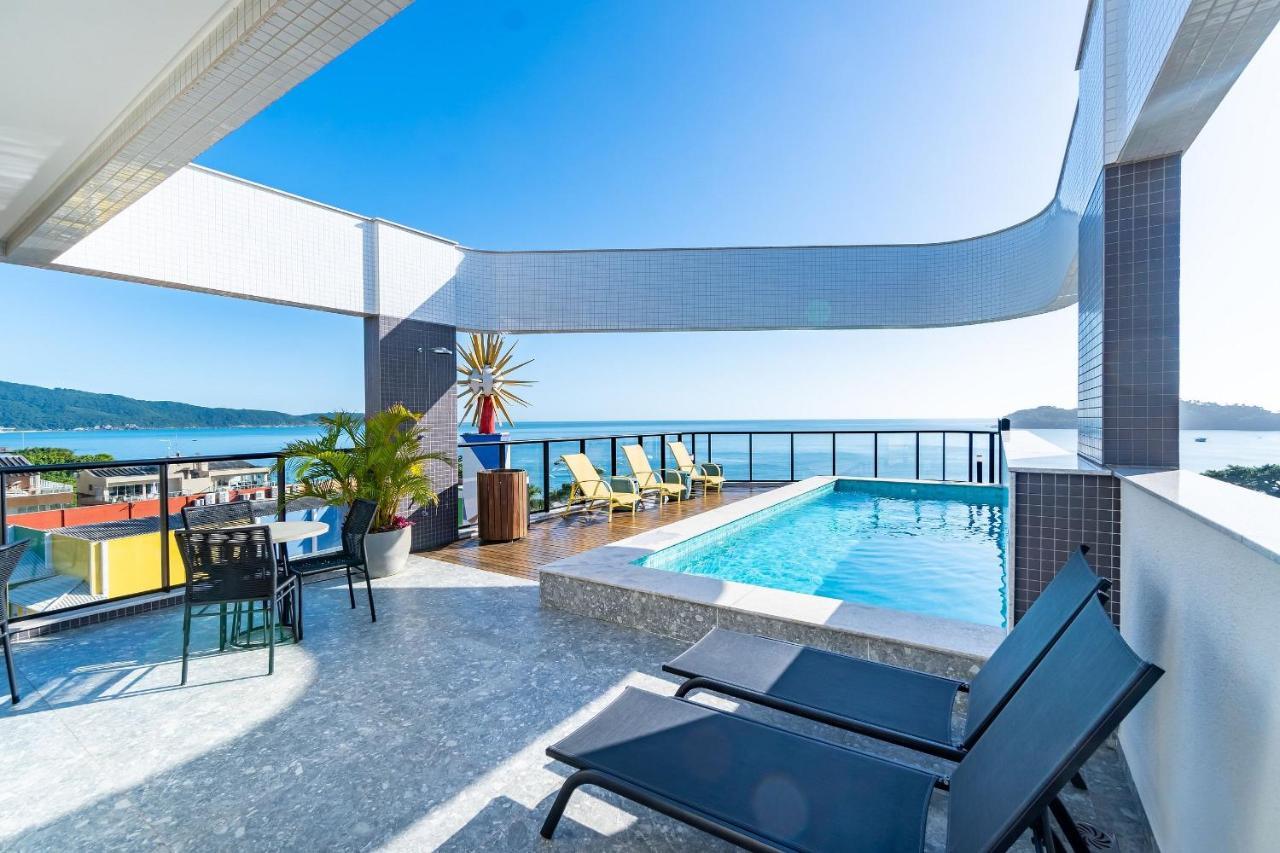 Confortavel Loft Em Condominio Com Piscina Bombinhas Dış mekan fotoğraf